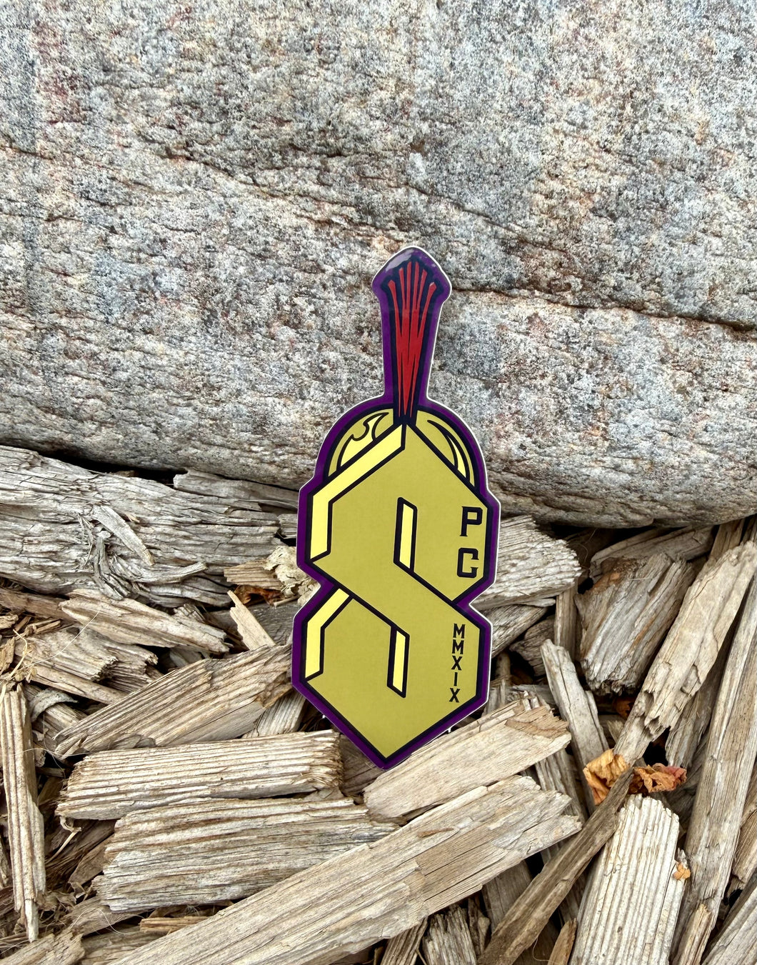 S Logo Sticker – Spartan Patch Co.