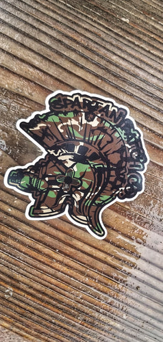 Camo Logo Sticker